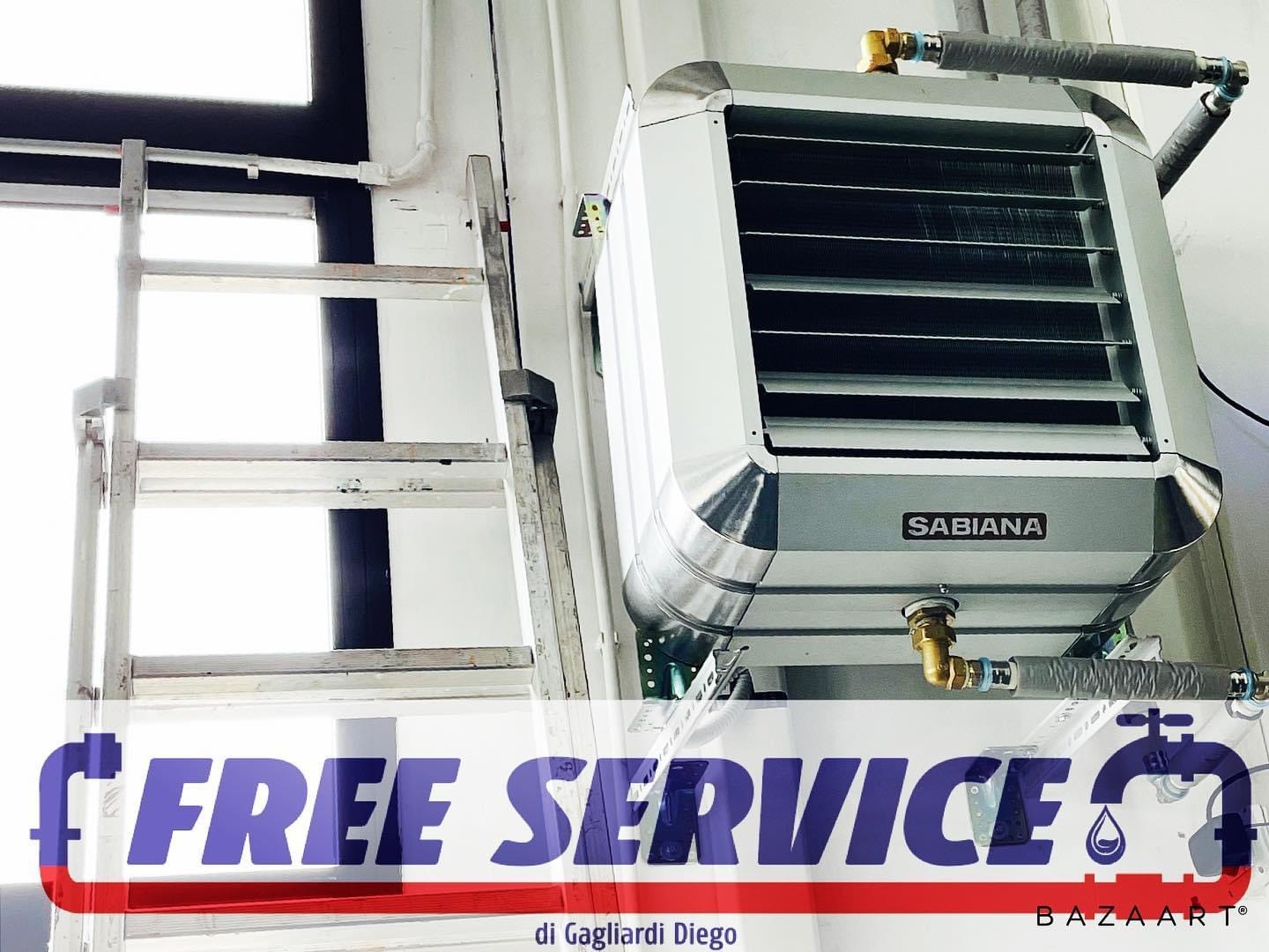 Unità HVAC Sabiana installata